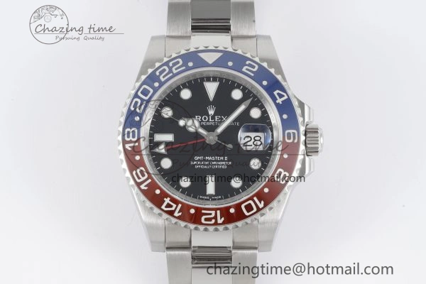 GMT Master II 116719 BLRO 904L SS APF 1:1 Best Edition Black Dial on Oyster Bracelet VR3186 CHS