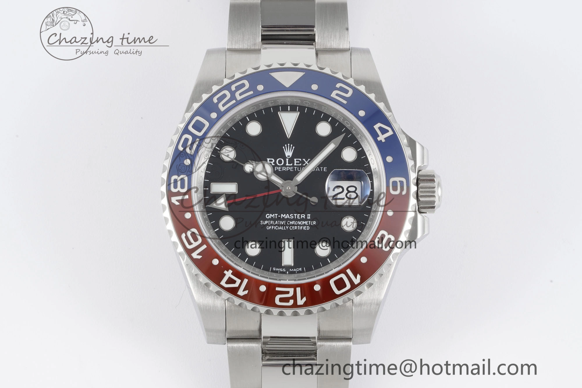 GMT Master II 116719 BLRO 904L SS APF 1:1 Best Edition Black Dial on Oyster Bracelet VR3186 CHS