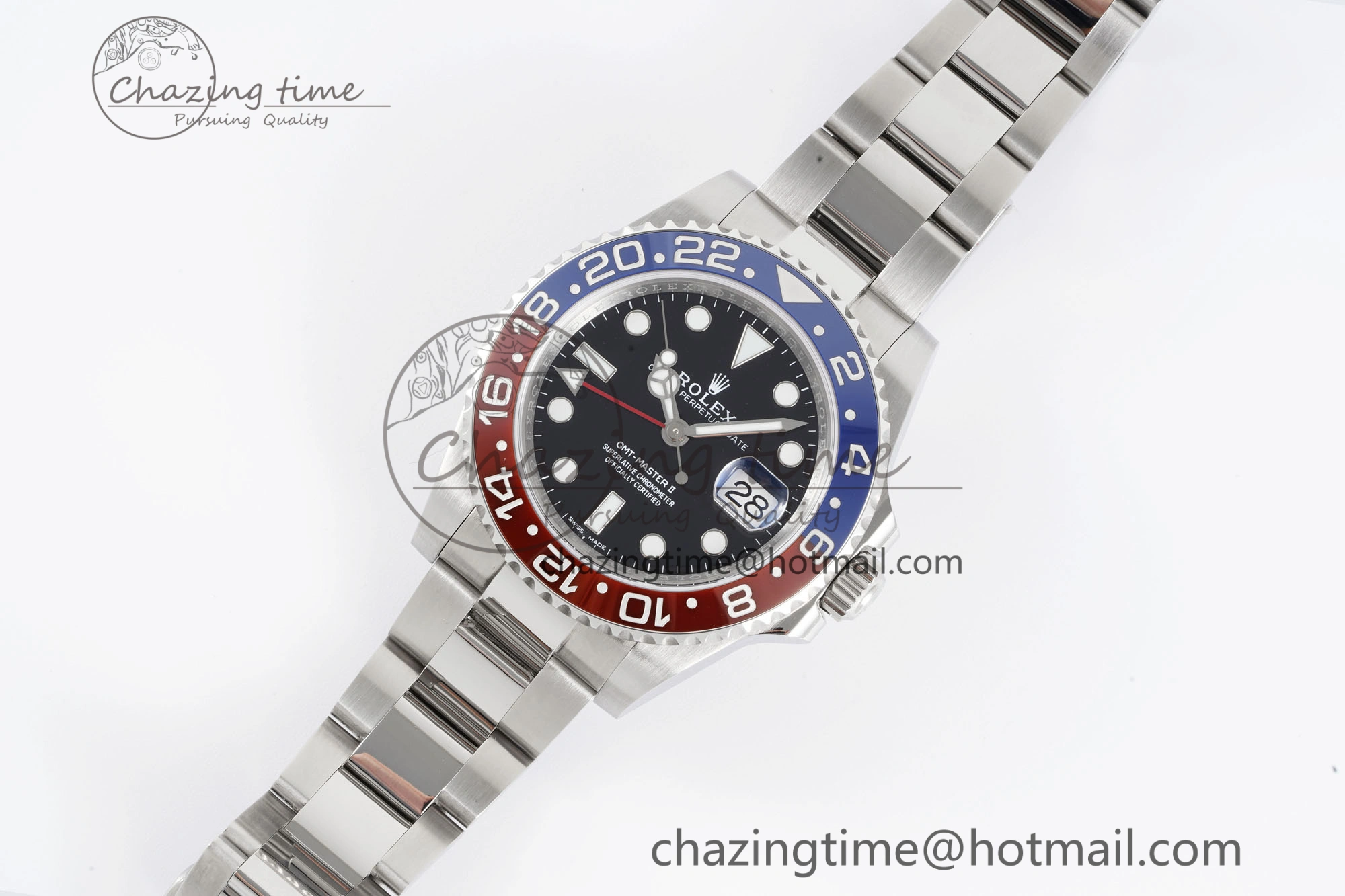 GMT Master II 116719 BLRO 904L SS APF 1:1 Best Edition Black Dial on Oyster Bracelet VR3186 CHS