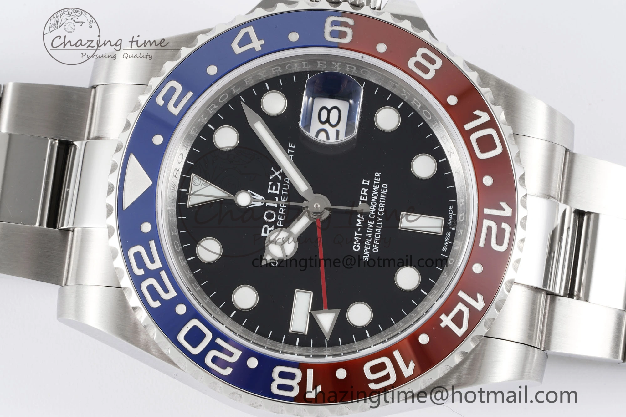 GMT Master II 116719 BLRO 904L SS APF 1:1 Best Edition Black Dial on Oyster Bracelet VR3186 CHS
