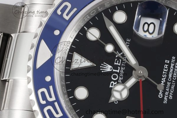 GMT Master II 116719 BLRO 904L SS APF 1:1 Best Edition Black Dial on Oyster Bracelet VR3186 CHS