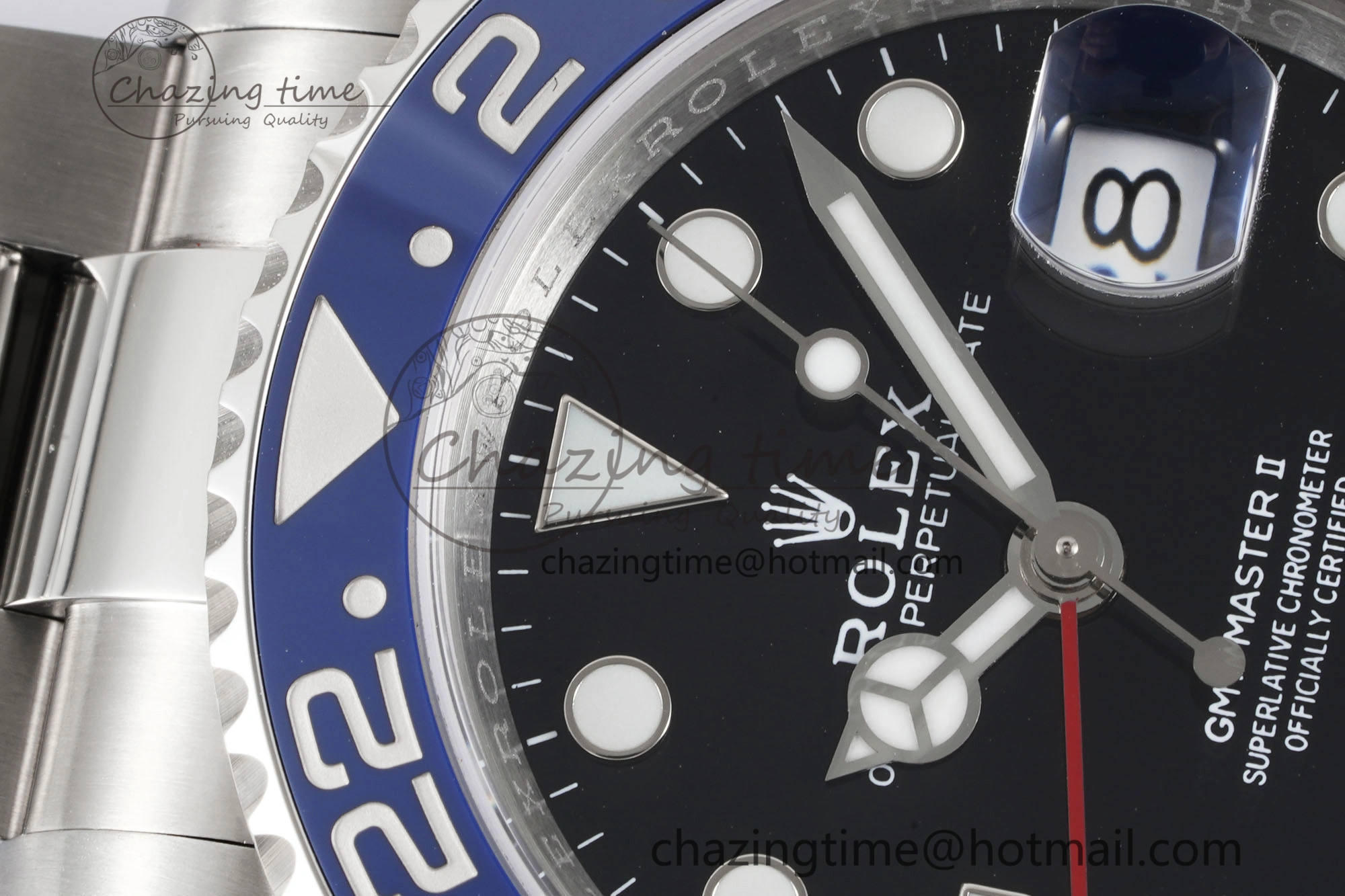 GMT Master II 116719 BLRO 904L SS APF 1:1 Best Edition Black Dial on Oyster Bracelet VR3186 CHS