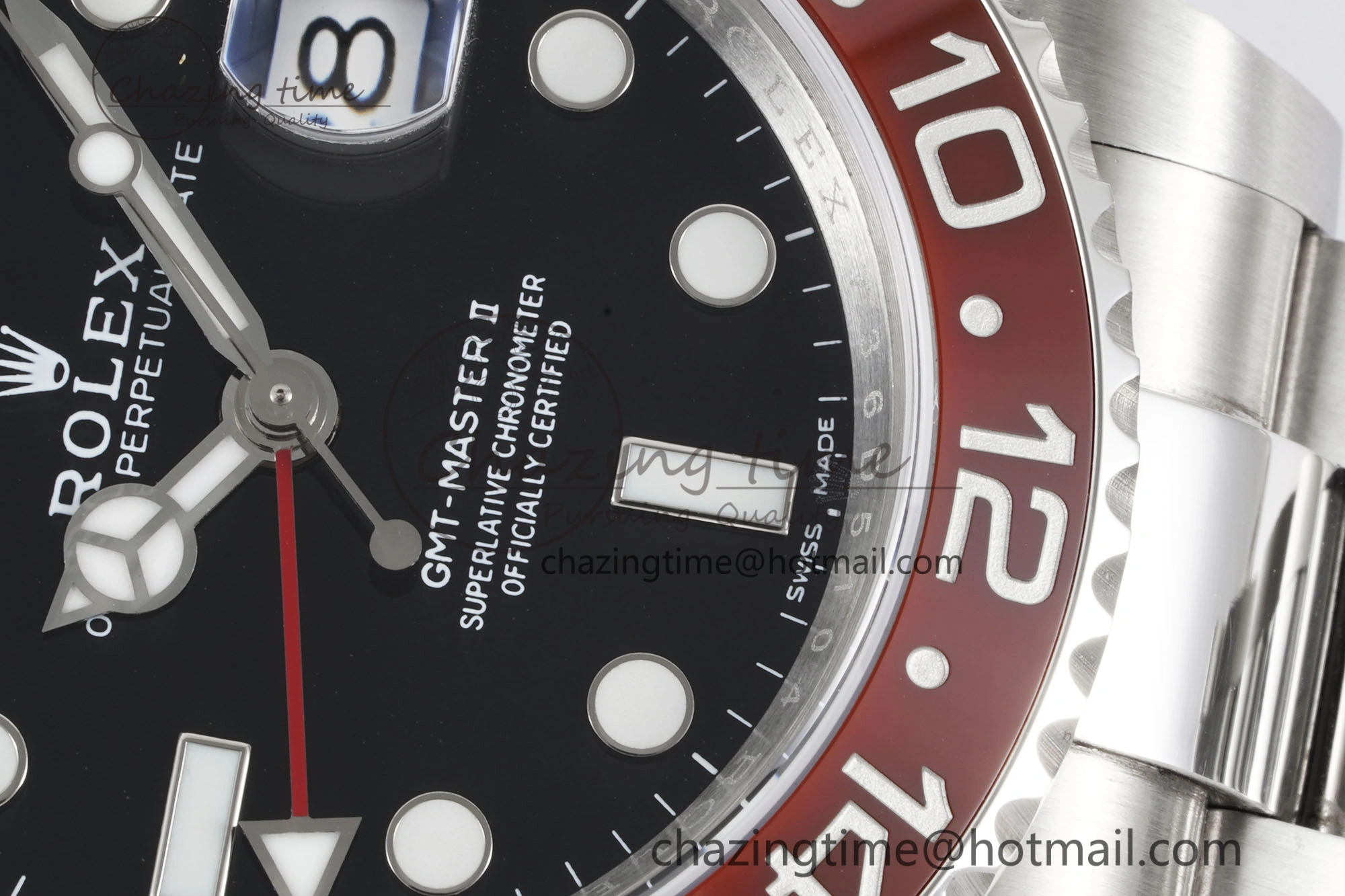 GMT Master II 116719 BLRO 904L SS APF 1:1 Best Edition Black Dial on Oyster Bracelet VR3186 CHS