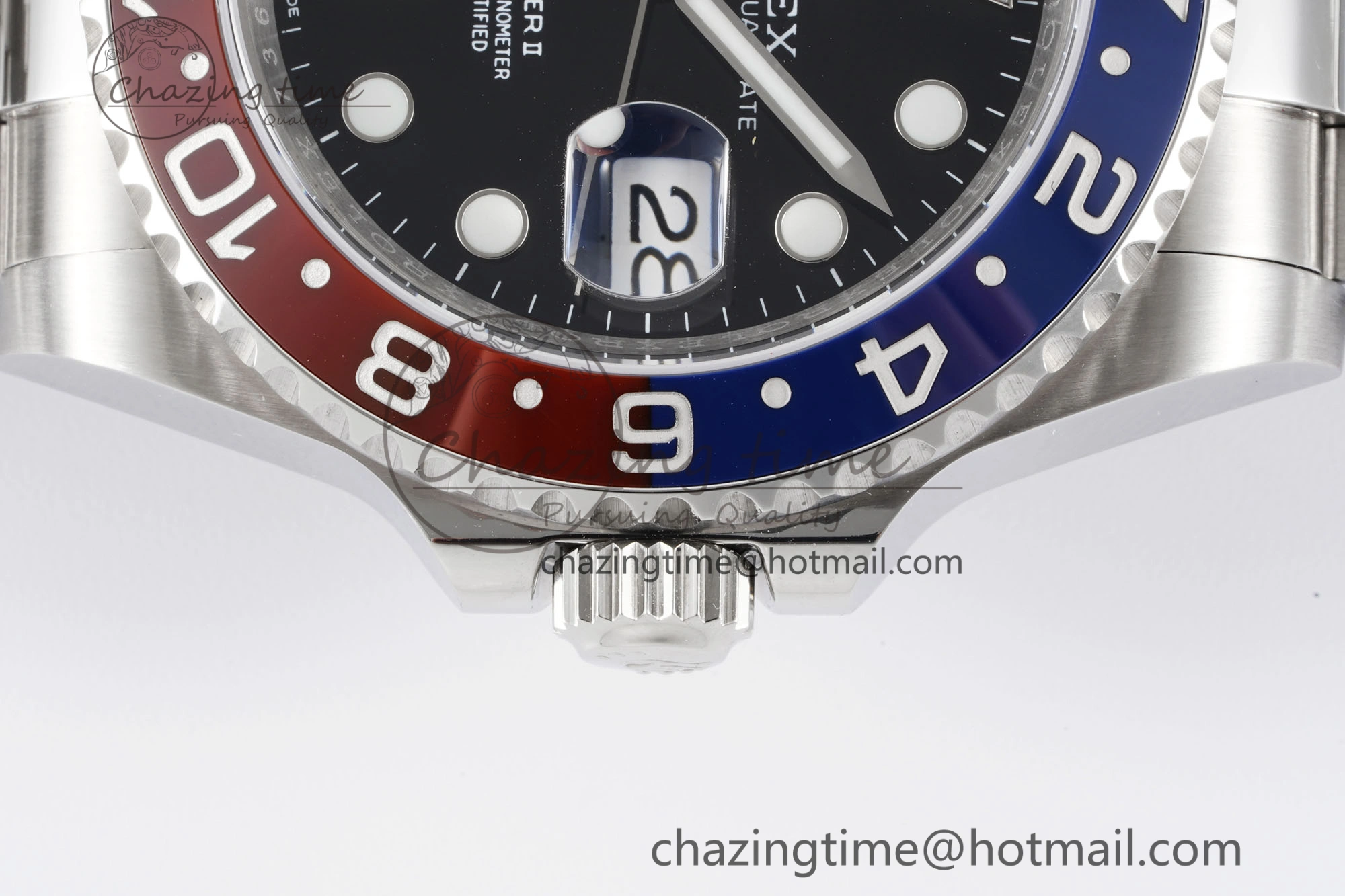GMT Master II 116719 BLRO 904L SS APF 1:1 Best Edition Black Dial on Oyster Bracelet VR3186 CHS