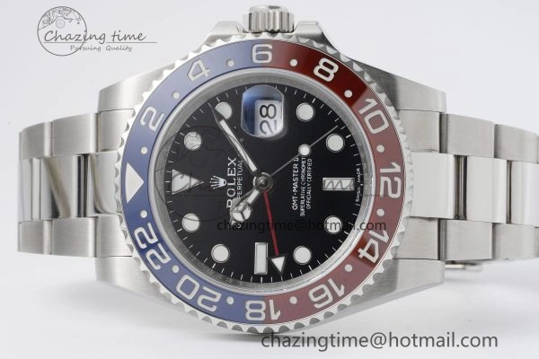 GMT Master II 116719 BLRO 904L SS APF 1:1 Best Edition Black Dial on Oyster Bracelet VR3186 CHS