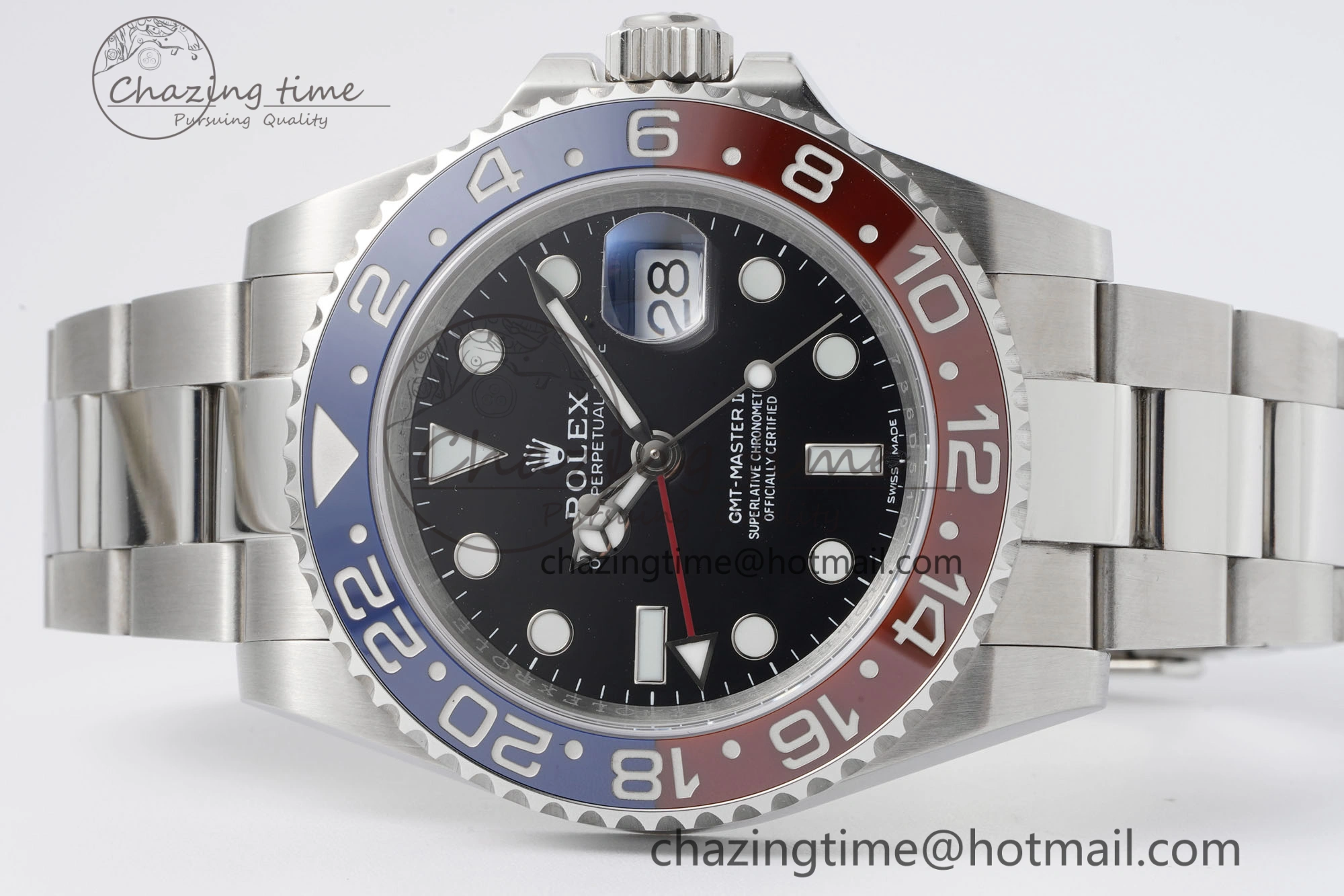 GMT Master II 116719 BLRO 904L SS APF 1:1 Best Edition Black Dial on Oyster Bracelet VR3186 CHS
