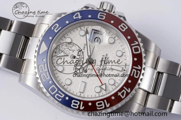 GMT Master II 116719 BLRO 904L SS APF 1:1 Best Edition Meteorite Dial on Oyster Bracelet VR3186 CHS