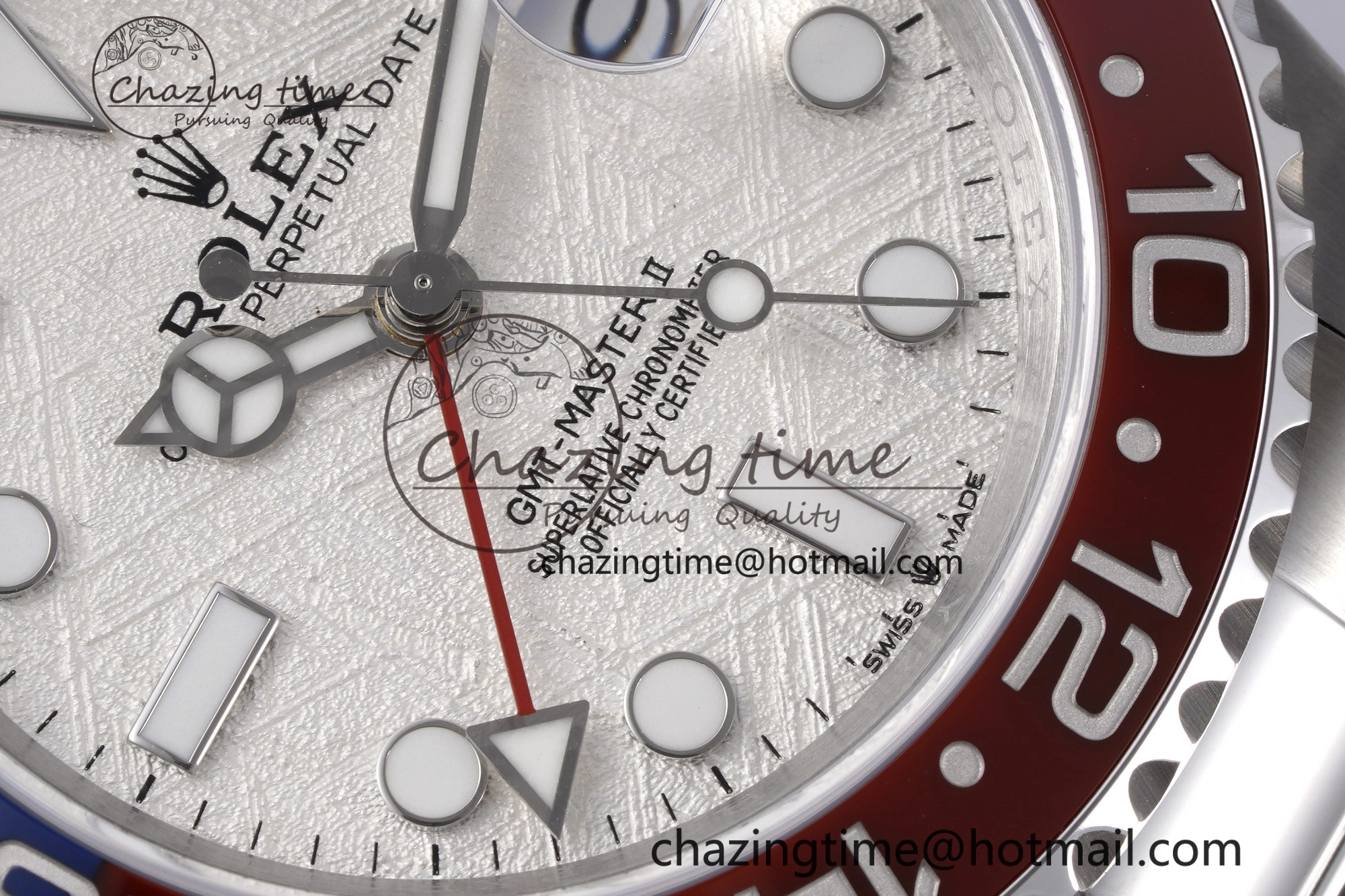 GMT Master II 116719 BLRO 904L SS APF 1:1 Best Edition Meteorite Dial on Oyster Bracelet VR3186 CHS