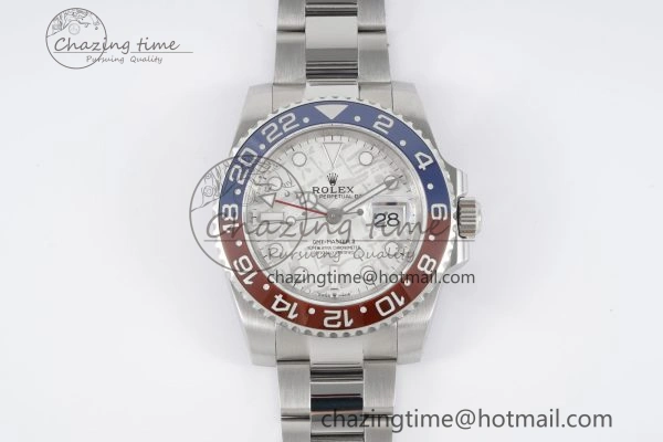 GMT Master II 116719 BLRO 904L SS APF 1:1 Best Edition Meteorite Dial on Oyster Bracelet VR3186 CHS