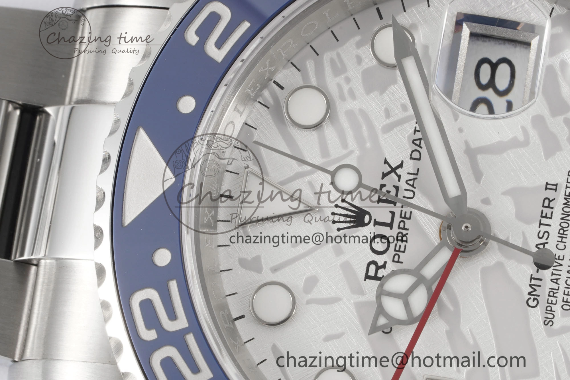GMT Master II 116719 BLRO 904L SS APF 1:1 Best Edition Meteorite Dial on Oyster Bracelet VR3186 CHS