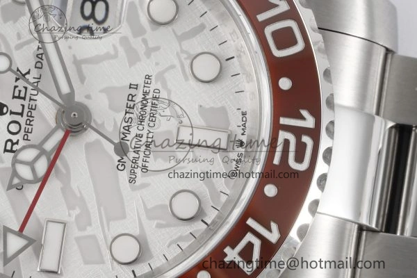 GMT Master II 116719 BLRO 904L SS APF 1:1 Best Edition Meteorite Dial on Oyster Bracelet VR3186 CHS