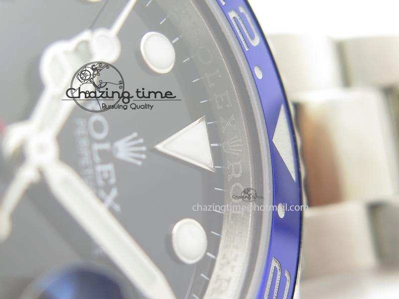 GMT-Master II 116719 BLRO Black Dial On SS Bracelet A2836 Bp Maker