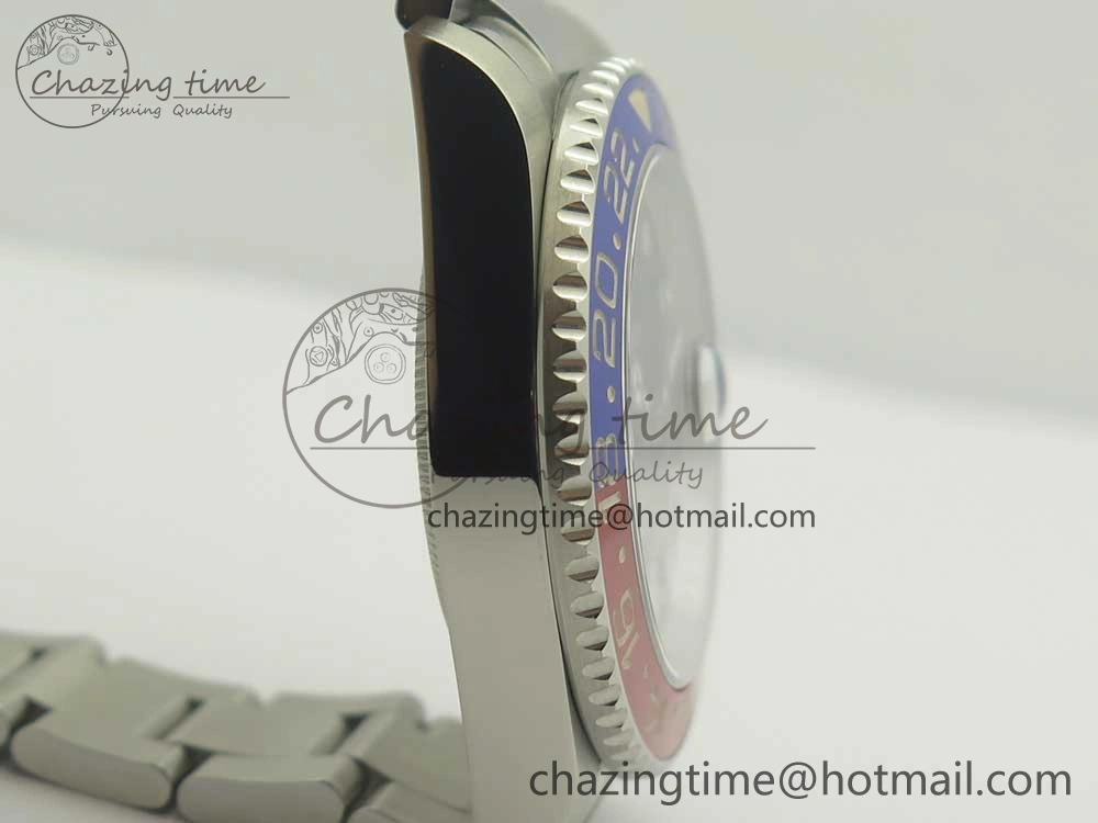 GMT Master II 116719 BLRO Ceramic DJF Best Edition Blue Dial on Bracelet A2836