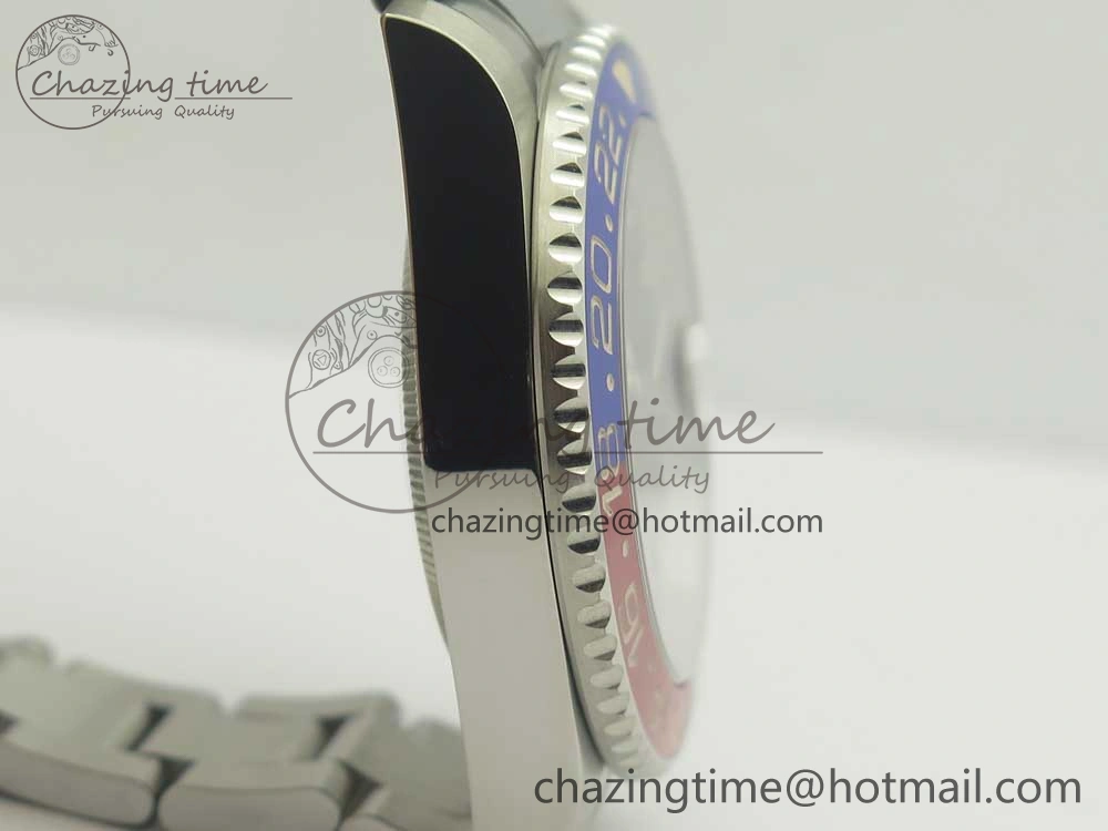 GMT Master II 116719 BLRO Ceramic DJF BestEdition Black Dial on Bracelet A2836