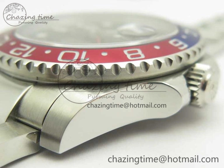 GMT Master II 116719 BLRO GMF 904L Steel Edition Black Dial on Bracelet A2836