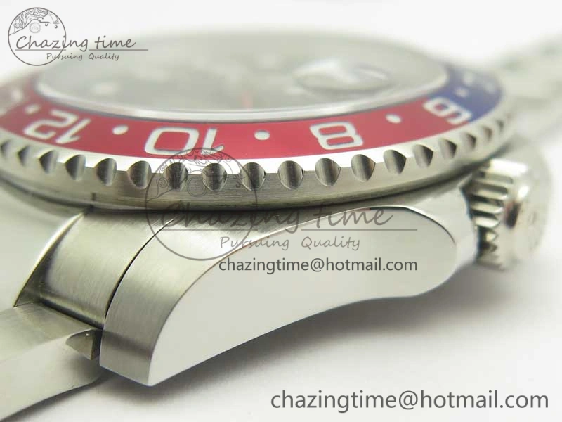 GMT Master II 116719 BLRO GMF 904L Steel Edition Black Dial on Bracelet A2836