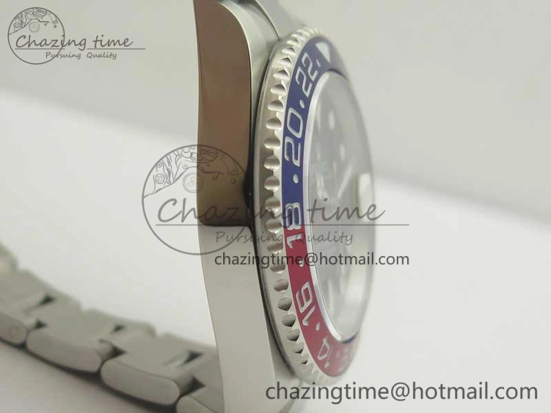 GMT Master II 116719 BLRO GMF 904L Steel Edition Blue Dial on Bracelet A2836