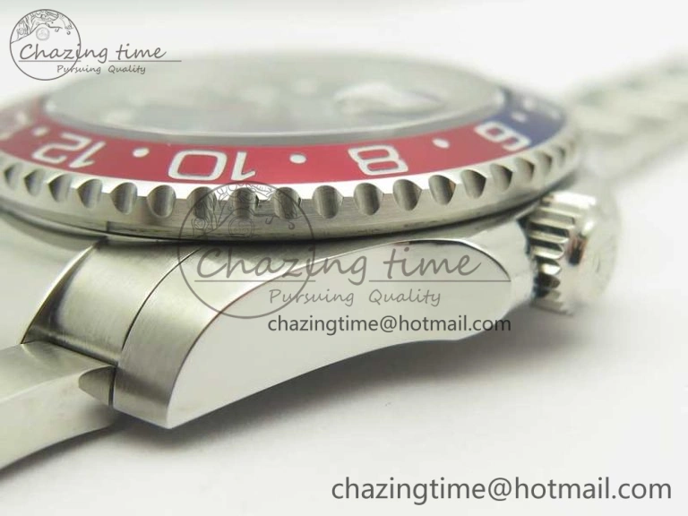 GMT Master II 116719 BLRO GMF 904L Steel Edition Blue Dial on Bracelet A2836