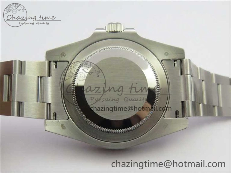 GMT Master II 116719 BLRO Real Ceramic 904L SS GMF 1:1 Best Edition Black Dial on Bracelet A3186 (Correct Hand Stack)