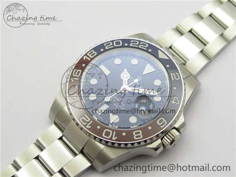 GMT-Master II 116719 BLRO Red Blue Ceramic 904L 1:1 Noob Best Edition Black Dial SA3186 V11 CHS
