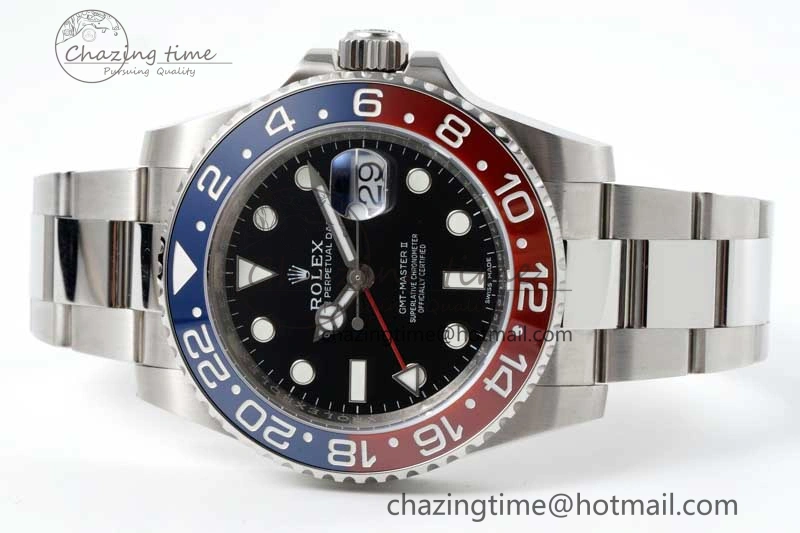 GMT-Master II 116719 BLRO Red Blue Ceramic 904L Steel APSF 1:1 Best Edition Black Dial VR3186 CHS