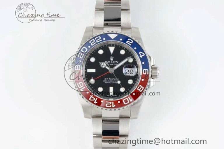 GMT-Master II 116719 BLRO Red Blue Ceramic 904L Steel APSF 1:1 Best Edition Black Dial VR3186 CHS