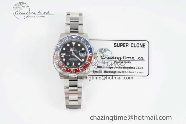 GMT-Master II 116719 BLRO Red Blue Ceramic 904L Steel APSF 1:1 Best Edition Black Dial VR3186 CHS