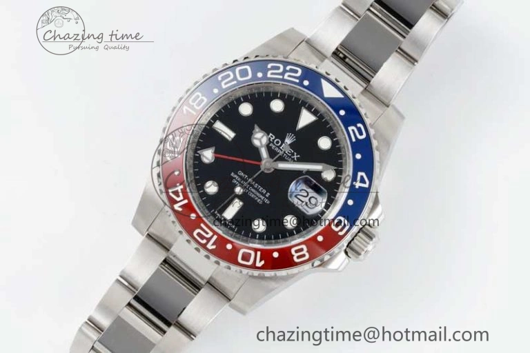 GMT-Master II 116719 BLRO Red Blue Ceramic 904L Steel APSF 1:1 Best Edition Black Dial VR3186 CHS