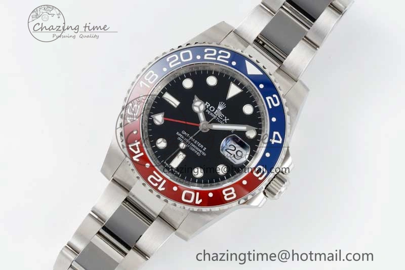GMT-Master II 116719 BLRO Red Blue Ceramic 904L Steel APSF 1:1 Best Edition Black Dial VR3186 CHS