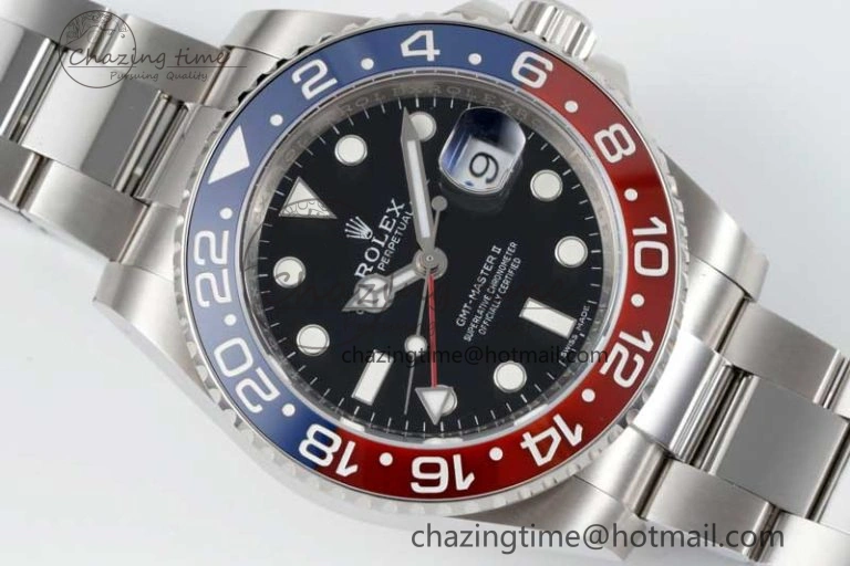 GMT-Master II 116719 BLRO Red Blue Ceramic 904L Steel APSF 1:1 Best Edition Black Dial VR3186 CHS