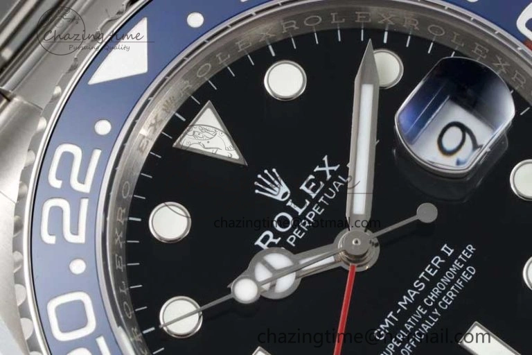 GMT-Master II 116719 BLRO Red Blue Ceramic 904L Steel APSF 1:1 Best Edition Black Dial VR3186 CHS
