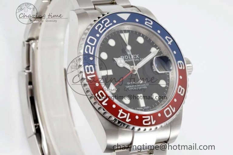 GMT-Master II 116719 BLRO Red Blue Ceramic 904L Steel APSF 1:1 Best Edition Black Dial VR3186 CHS