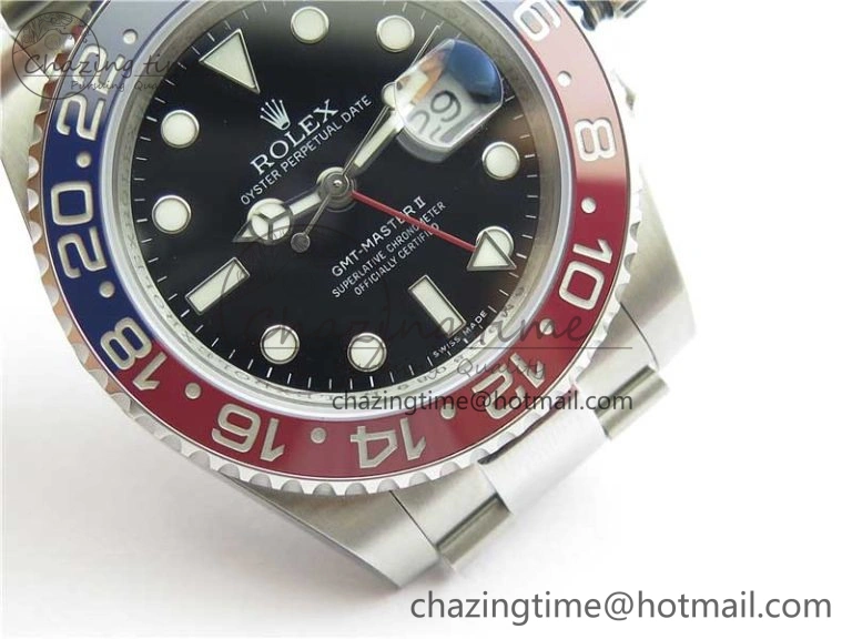 GMT-Master II 116719 BLRO Red Blue Ceramic 904L Steel VRF 1:1 Best Edition SA3186 CHS MAX Version