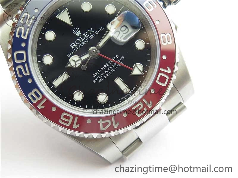 GMT-Master II 116719 BLRO Red Blue Ceramic 904L Steel VRF 1:1 Best Edition SA3186 CHS MAX Version