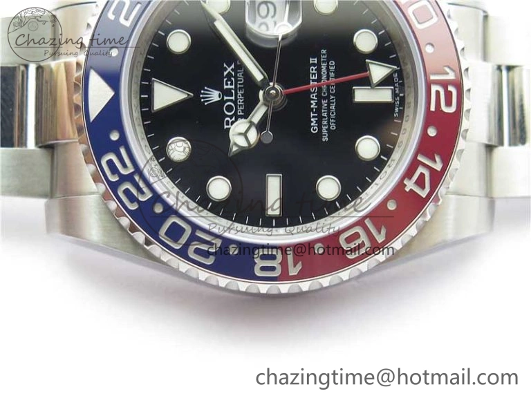 GMT-Master II 116719 BLRO Red Blue Ceramic 904L Steel VRF 1:1 Best Edition SA3186 CHS MAX Version