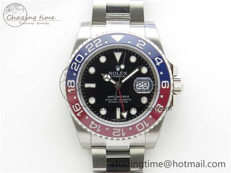 GMT-Master II 116719 BLRO Red Blue Ceramic 904L Steel VRF 1:1 Best Edition SA3186 CHS MAX Version