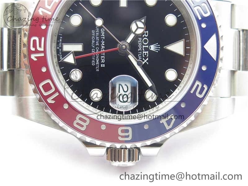 GMT-Master II 116719 BLRO Red Blue Ceramic 904L Steel VRF 1:1 Best Edition SA3186 CHS MAX Version