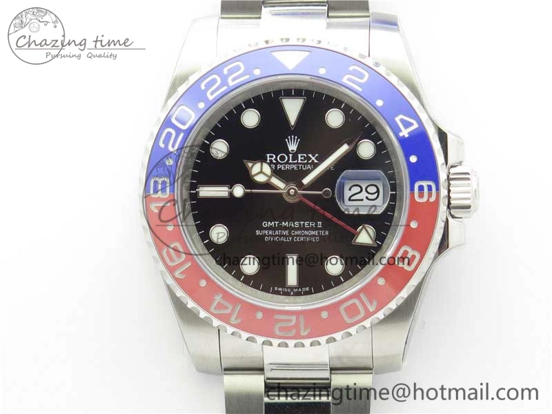 GMT-Master II 116719 BLRO Red Blue Ceramic 904L Steel VRF 1:1 Best Edition SA3186 CHS
