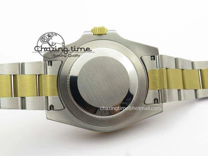 GMT-Master II 116759 SS YG Bp-Maker Blue Red Ruby Crystal Black Dial On SS YG Bracelet A3186