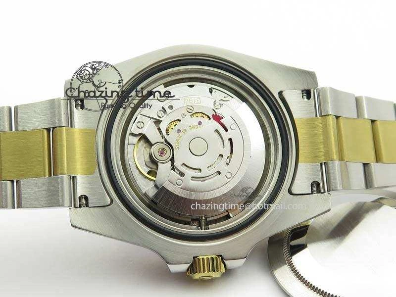 GMT-Master II 116759 SS YG Bp-Maker Blue Red Ruby Crystal Black Dial On SS YG Bracelet A3186