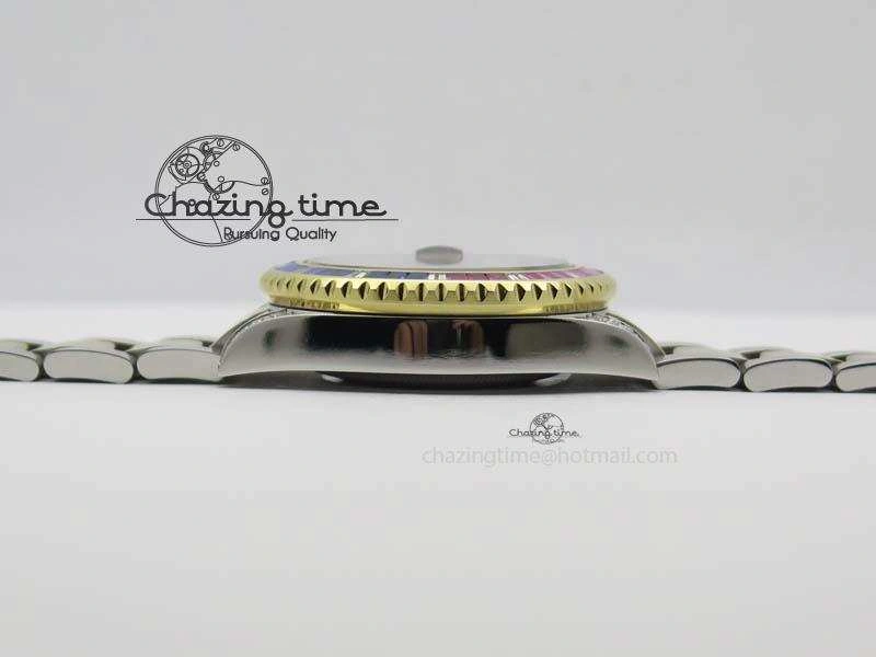 GMT-Master II 116759 SS YG Bp-Maker Blue Red Ruby Crystal Black Dial On SS YG Bracelet A3186