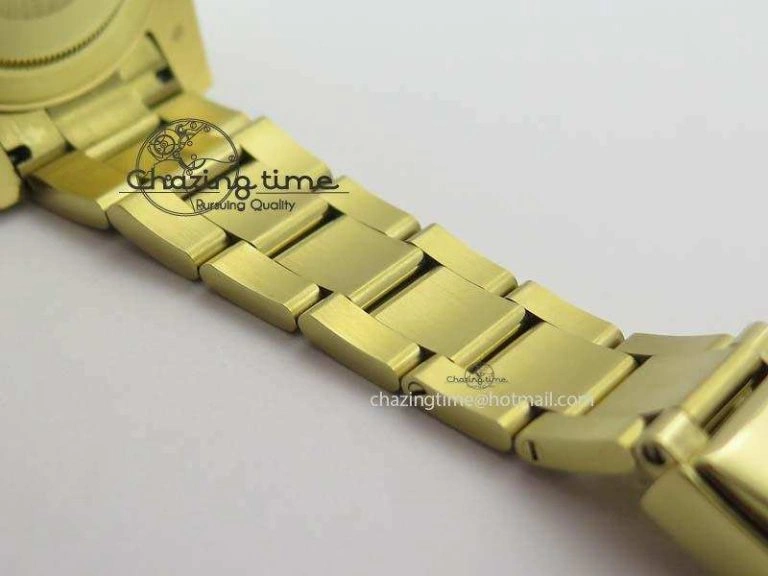 GMT-Master II 116759 YG Bp-Maker Blue Ruby Crystal Bezel Black Dial On YG Bracelet A3186