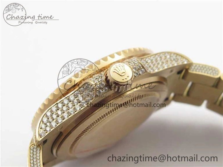 GMT Master II 116769 BRIL Full Diamonds RG TWF Best Edition A2836