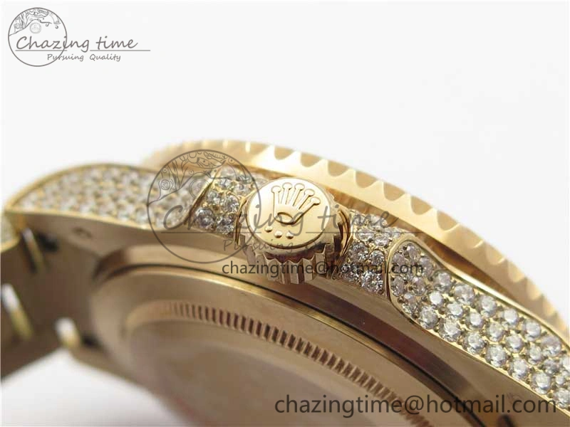 GMT Master II 116769 BRIL Full Diamonds RG TWF Best Edition A2836