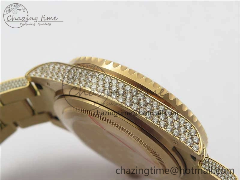GMT Master II 116769 BRIL Full Diamonds RG TWF Best Edition A2836