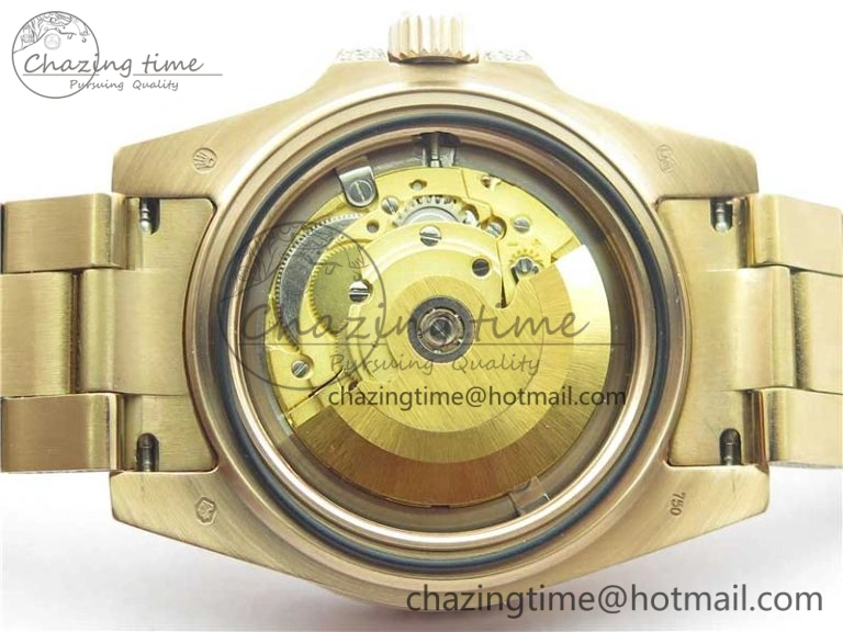 GMT Master II 116769 BRIL Full Diamonds RG TWF Best Edition A2836
