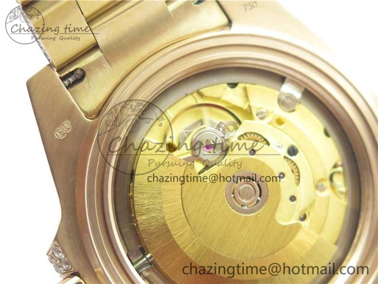 GMT Master II 116769 BRIL Full Diamonds RG TWF Best Edition A2836