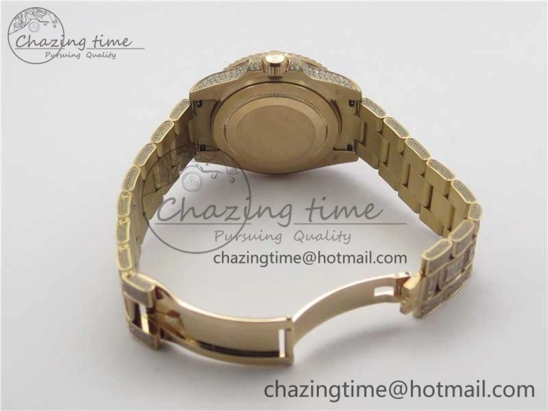 GMT Master II 116769 BRIL Full Diamonds RG TWF Best Edition A2836