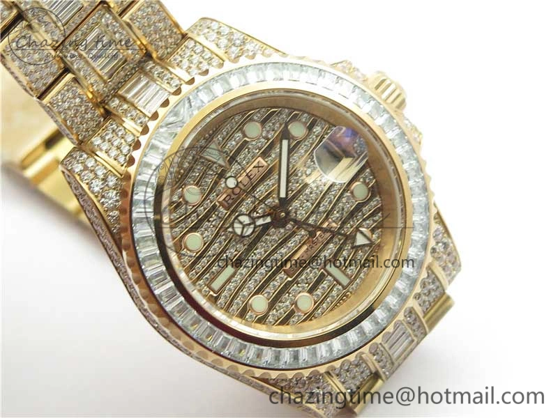 GMT Master II 116769 BRIL Full Diamonds RG TWF Best Edition A2836