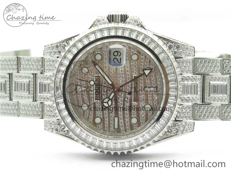 GMT Master II 116769 BRIL Full Diamonds Watch TWF Best Edition A2836